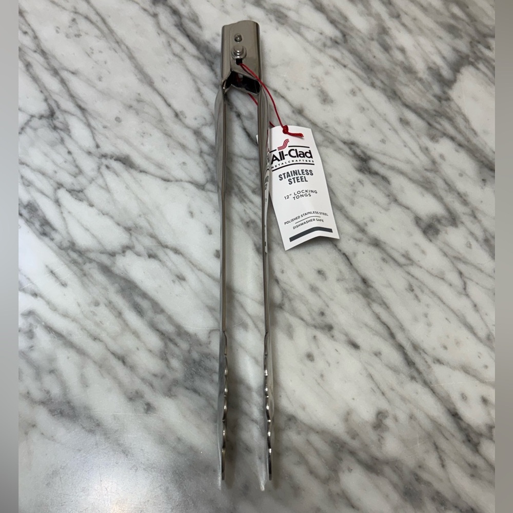 All-Clad, Stainless Steel 12” Serving Tongs